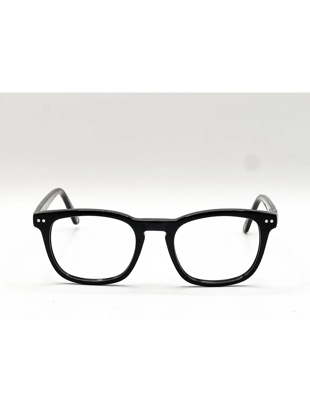 Muse 32-001963 Shiny Black Rectangle Authentic Eyeglass Frames 49-20